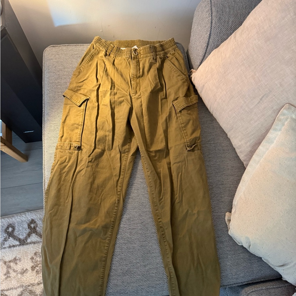 Old Navy Olive Cargo Jogger Pants